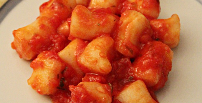 Gnocchi di Manioca al Pomodoro Gnocchi di Manioca al Pomodoro