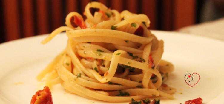 Linguine ai Pomodori Secchi Linguine ai Pomodori Secchi