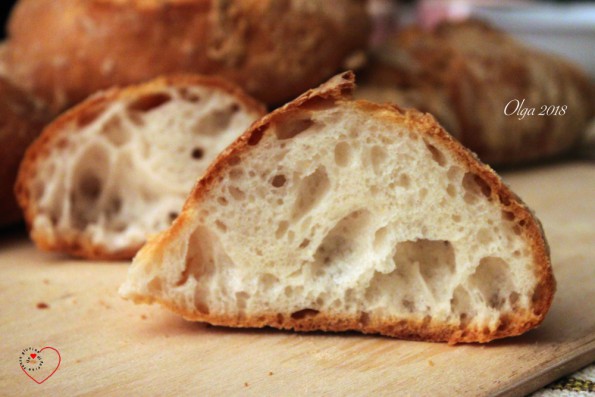 Pane tipo ciabatta