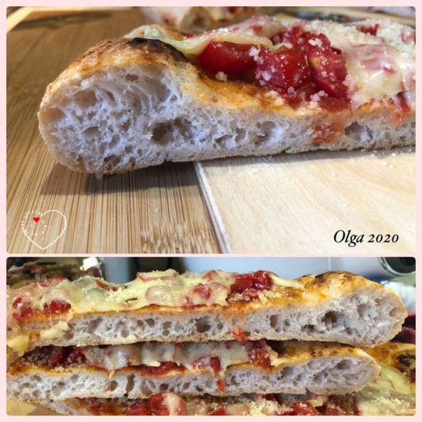 collage pizza alla pala interno
