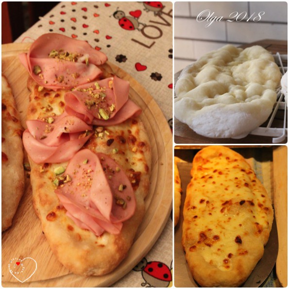 pinsa mortadella