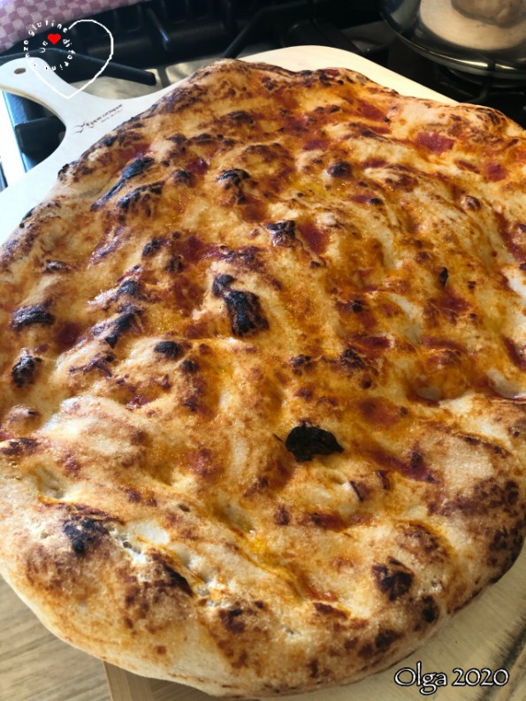pizza alla pala cotta