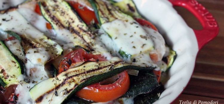 Teglia di Pomodori e Zucchine Teglia di Pomodori e Zucchine