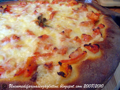 Pizza alta con lievito madre senza glutine