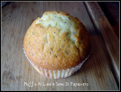 Muffins Al Lime e Semi Di Papavero