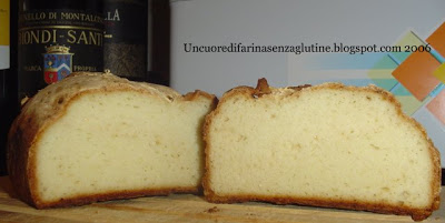 Pane senza glutine al Latte e Formaggio