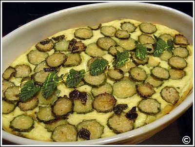 Teglia di formaggi e zucchine