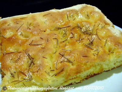 Focaccia Ligure con Lievito Madre Senza Glutine