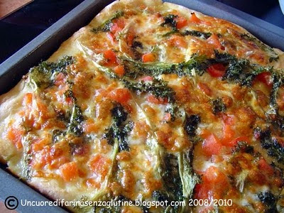 Focaccia alla messinese senza glutine con lievito madre