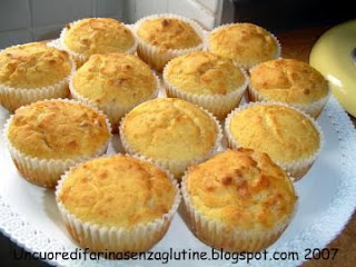 Muffins Senza Glutine al Formaggio