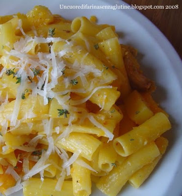 Rigatoni Piccanti con Zucca e Patate