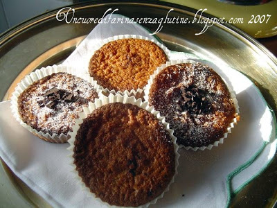 Muffins allo Zenzero e Cioccolato