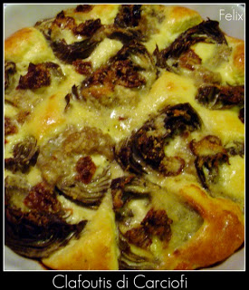 Clafoutis di Carciofi