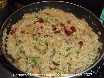 Risotto ai Porri e Pomodori Secchi