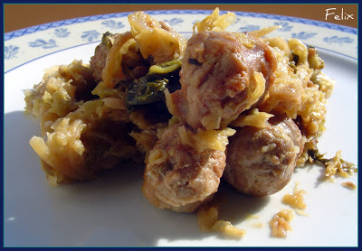 Verza e Salsiccia Al Prosecco