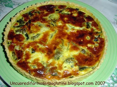 Quiche Senza Glutine ai Carciofi