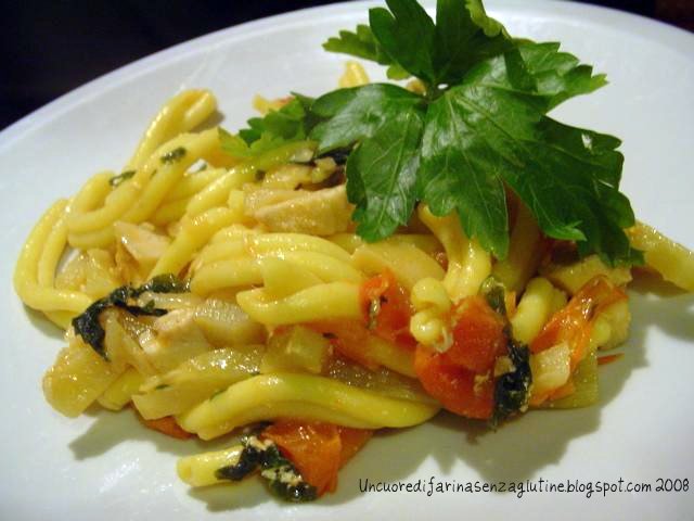 Casarecce con Broccoli e Pesce Spada