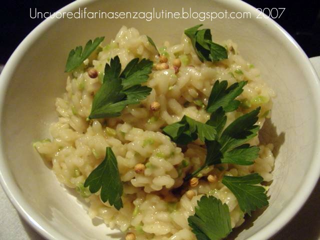 Risotto ai Pistacchi e Coriandolo