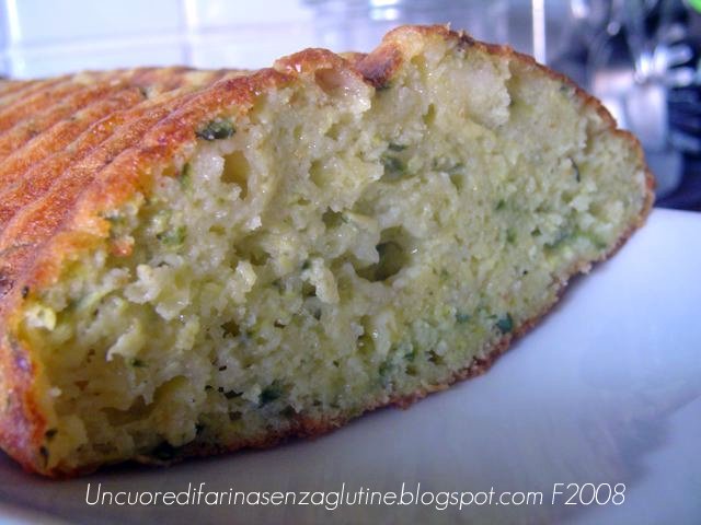 Cake di zucchine senza glutine