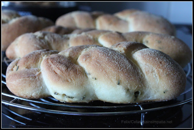 Treccine di Pane alla Salvia senza glutine