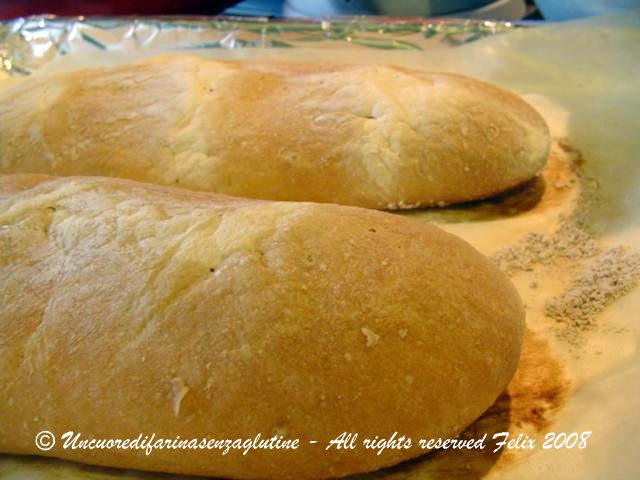 Pane bianco senza glutine con lievitino