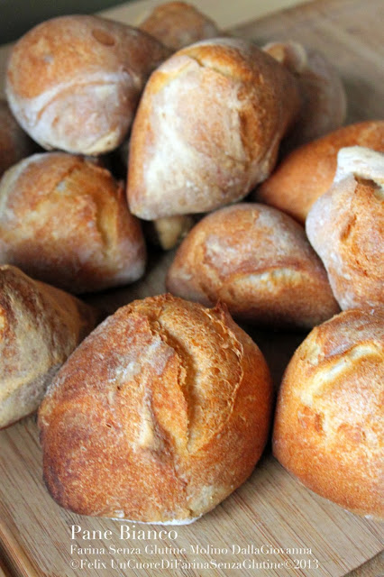 Pane Bianco Semplice con Farina Senza Glutine DallaGiovanna