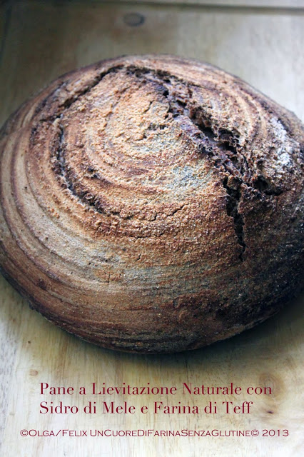 Pane A Lievitazione Naturale Con Sidro Di Mele e Farina di Teff