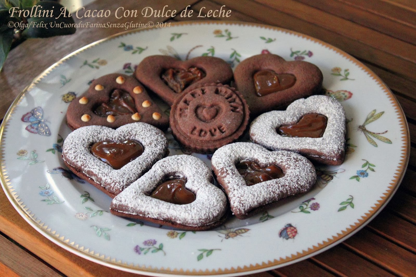 Frollini Al Cacao con Dulce de Leche