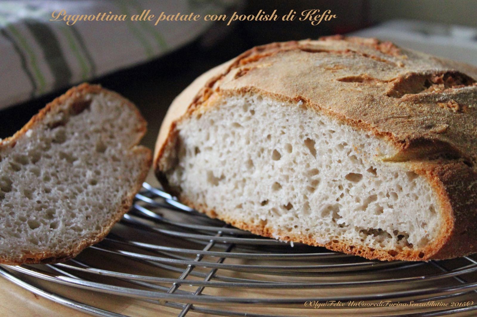 Pagnottina alle Patate con Poolish di Kefir