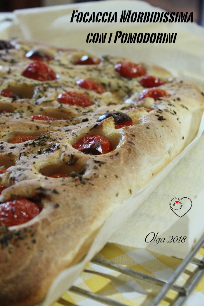 Focaccia Morbidissima con i Pomodorini