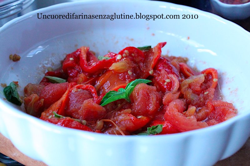 Peperoni e Pomodori Arrosto al Crisp