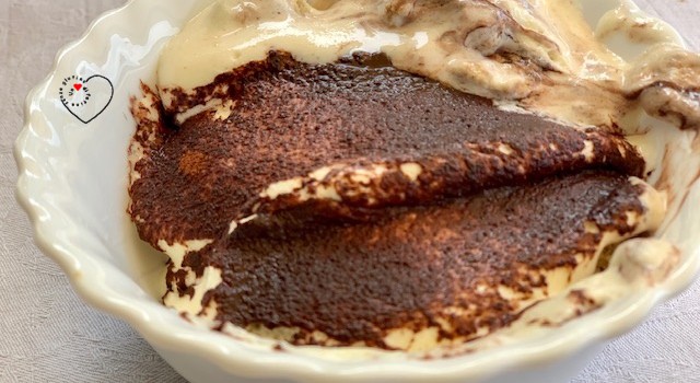 Tiramisù con savoiardi fatti in casa