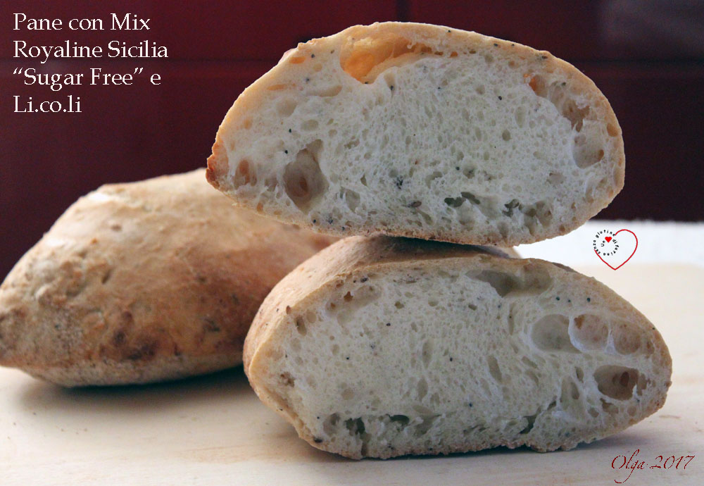 Pane con Li.co.li e Royaline Sicilia "Sugar Free"