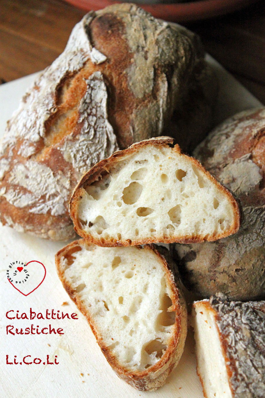 Ciabattine Rustiche con Li.Co.Li