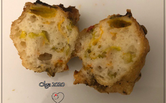 Frittelle di Fiori di Zucca con Mix Pizza l’Altro Gusto