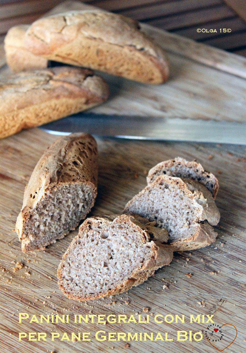 Panini Integrali con Mix per Pane Germinal Bio