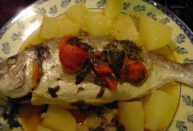 Orate all’Acqua Pazza con Patate