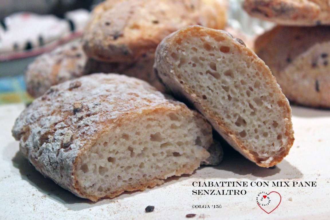 Ciabattine con Mix pane Senzaltro