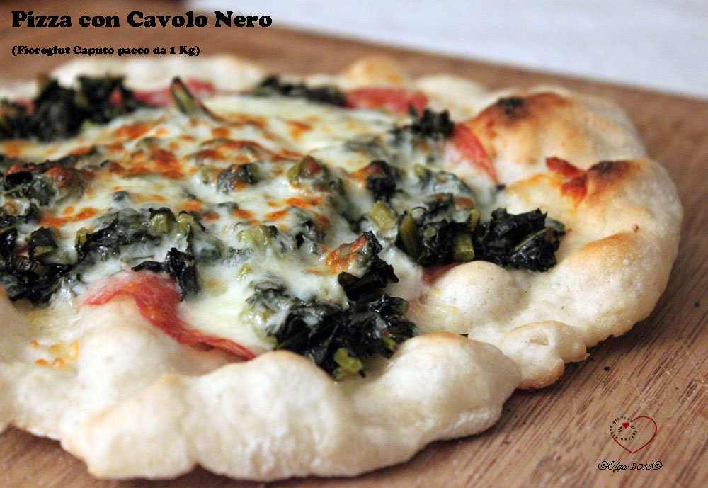 Pizza Sottile alla Romana con Cavolo Nero (Fioreglut Caputo)